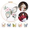Аксессуары Ручная работа DIY Поделки Иглопробивная вышивка цветов Вышивальное пяльце Набор для вышивания крестиком