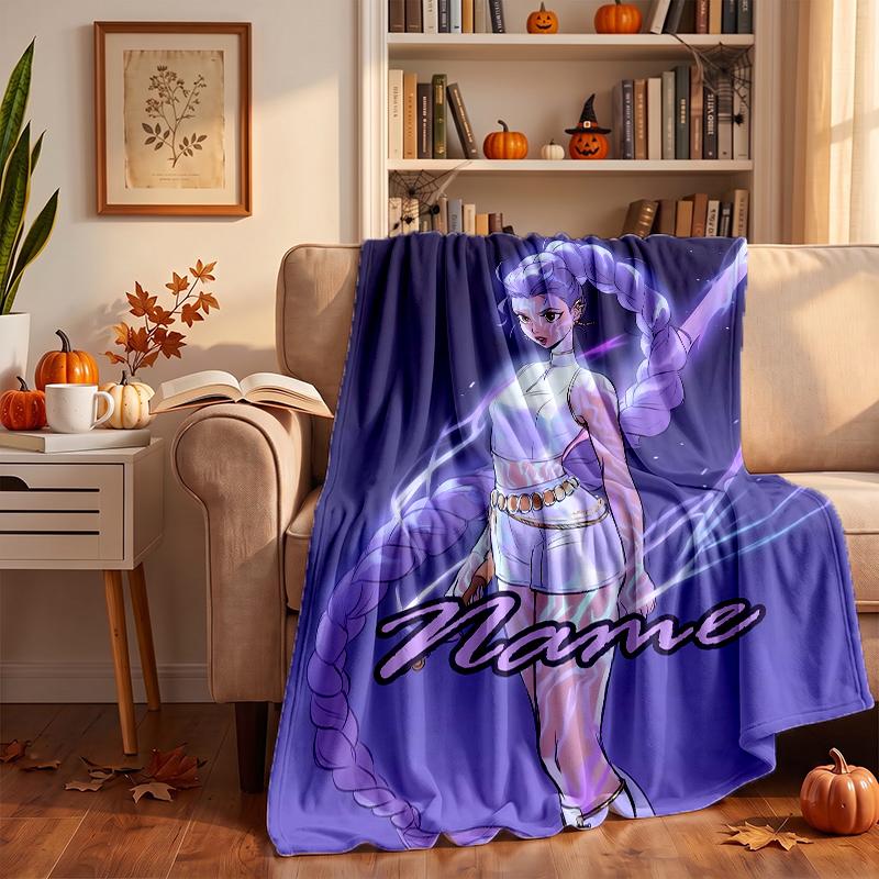 rumi Custom Flannel Blankets Soft Warm Cozy Throws for Home Decor Holiday Gifts