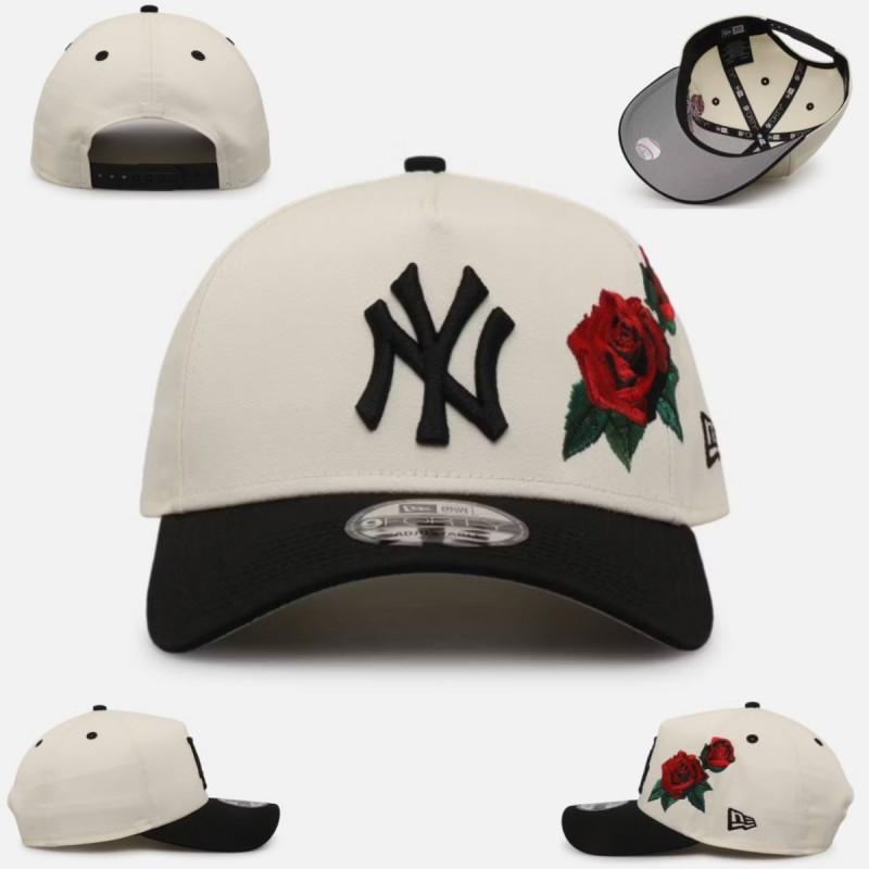 Adjustable Wide Brim Sun Hat Men Women Acrylic Baseball Cap With Embroidered Bull Motif UV Protection Hip Hop Style
