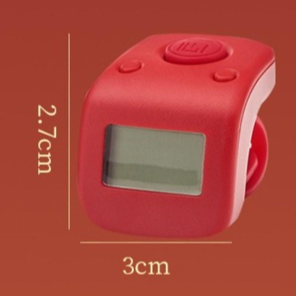 Mini Waterproof Lap Counter 6 Digits Number with Led Display Finger Counters Rechargeable Handheld Tally Counter for Swim Laps 1
