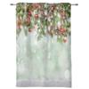 Christmas Snowflakes Window Curtains Decor for Home Bedroom Kitchen Living Room Christmas Ornament Xmas Gifts Navidad Natal