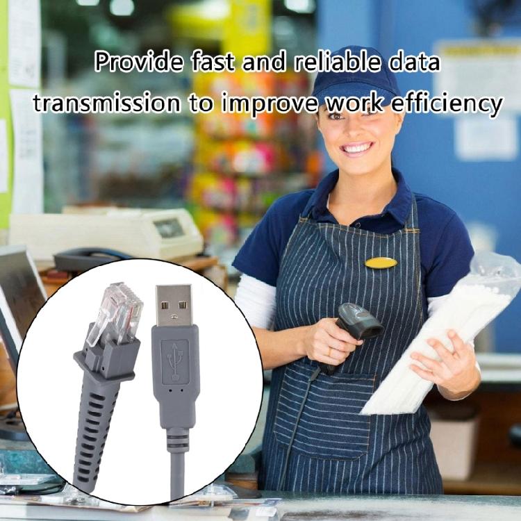 Кабель USB A - RJ45 для Datalogic CAB4120 CAB4120 QD2130 Быстрый и точный сбор данных в различных приложениях