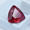 10.50 Ct Natural BLOOD Red Ruby Loose Gemstone CERTIFIED UNHEATED Trillion Cut. AR-506