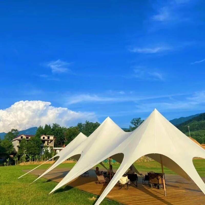 Jundingying Double Peak Large Camping Tarp Tent