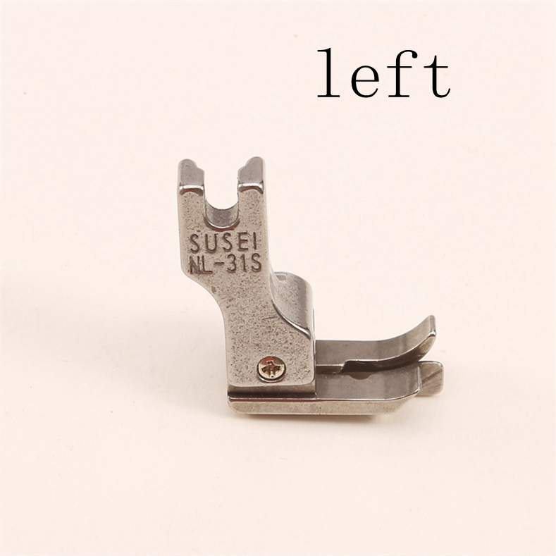 Аксессуары для швейных машин, плоская машина, резиновая прижимная лапка с фиксированной талией, прижимная лапка со скрытой нитью, касательная с отверстием