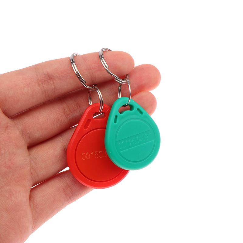 10Pcs 125Khz Read-Only Rfid Rfid Tk4100 Em4100 Smart Chip Proximity Keyfobs Smart Secure Door Entry Access Id Keychain Token Tag