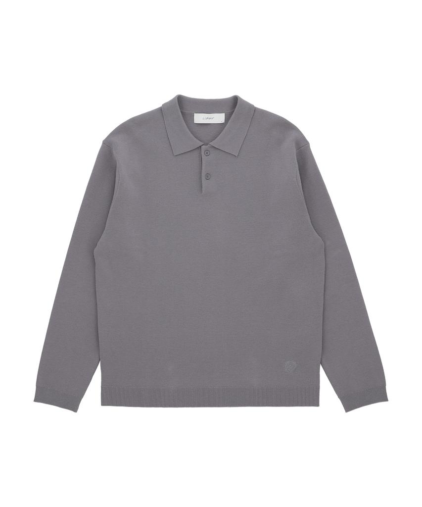 W STANDARD Collared Pullover [4 Colors]