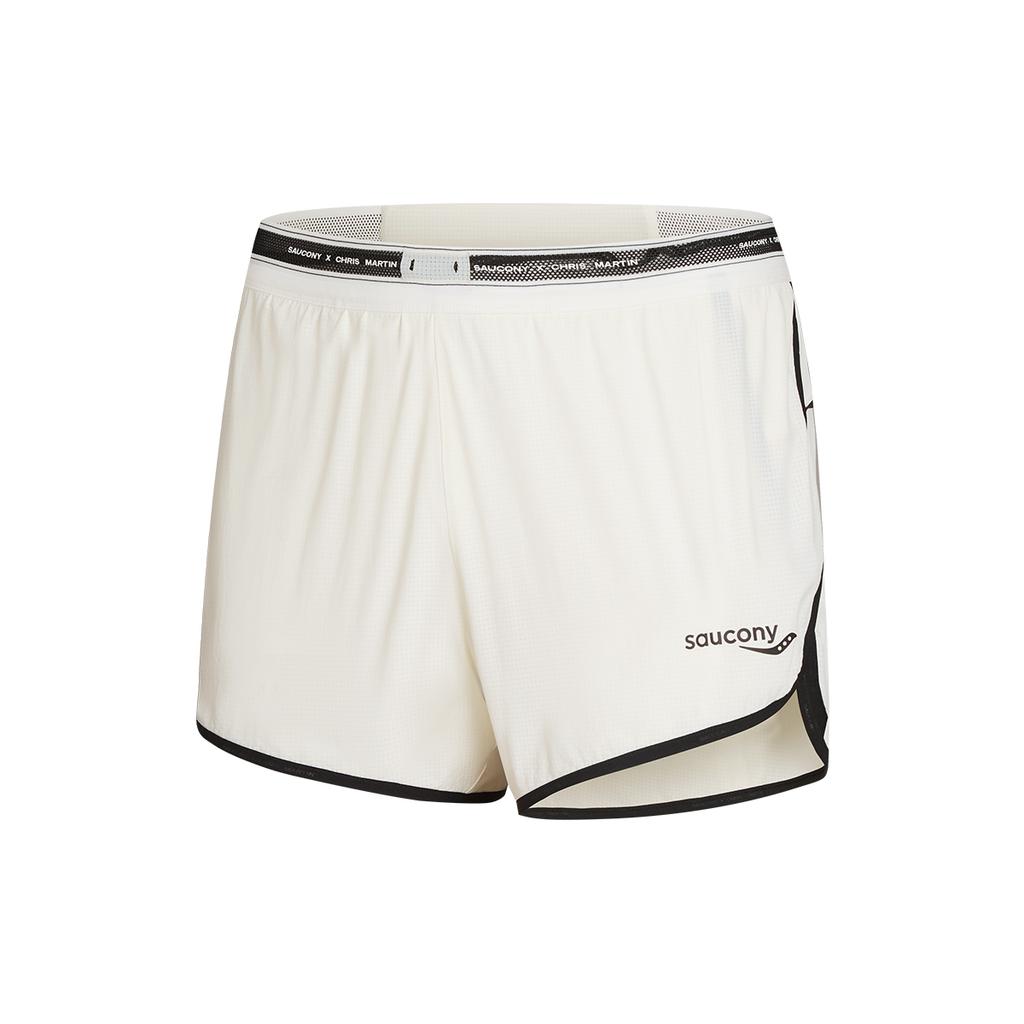 Men's Shorts Saucony Casual Shorts Men's Cream White Moderate