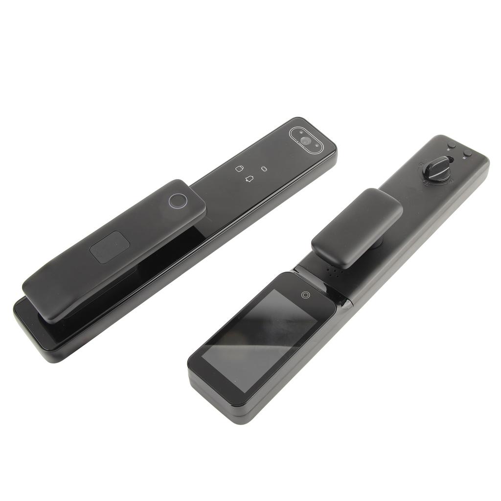 Автоматический интеллектуальный замок с дверным глазком, распознаванием лиц, отпечатками пальцев, паролем, IC-картой, механическим ключом