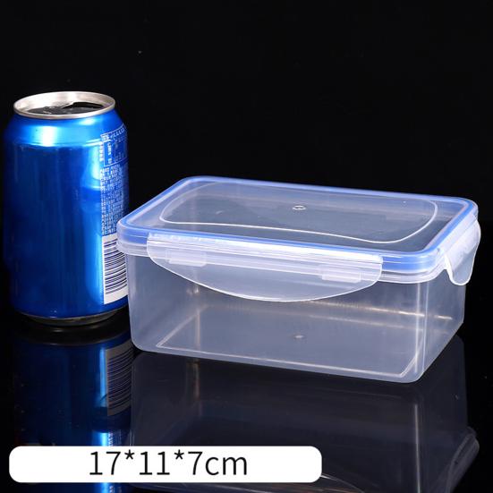 Кухонный холодильник, прямоугольные, четкие, термостойкие, удобные, без запаха, безопасные для микроволновой печи, пластиковые герметичные коробки для хранения фруктов