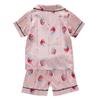 Colorful Fruit & Floral Pajama Sets: Soft Imitation Silk Sleepwear for Children 1-5 Years Old