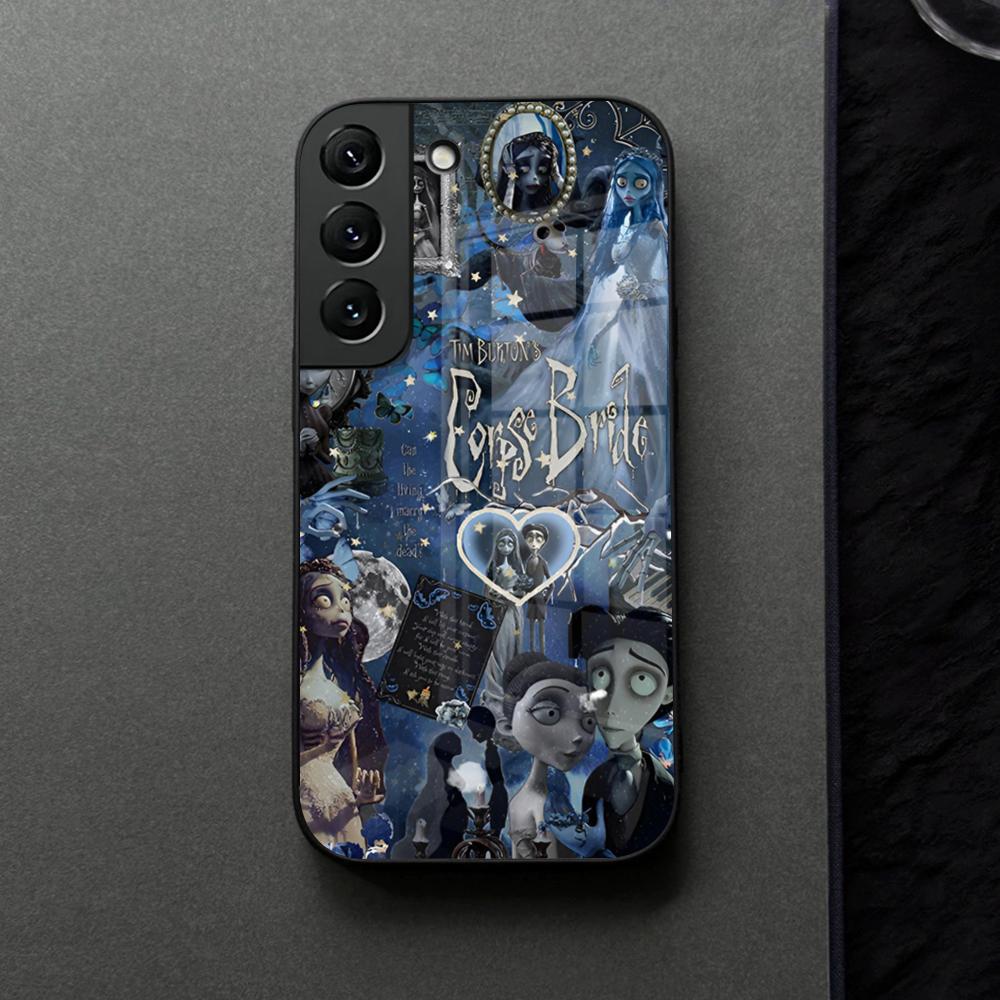 Чехол для телефона 'Труп Невесты' Стекло Для Samsung Galaxy S21 S25 S22 S20 S24 S23 Ultra Fe Plus A16 A34 A54 A24 Coque