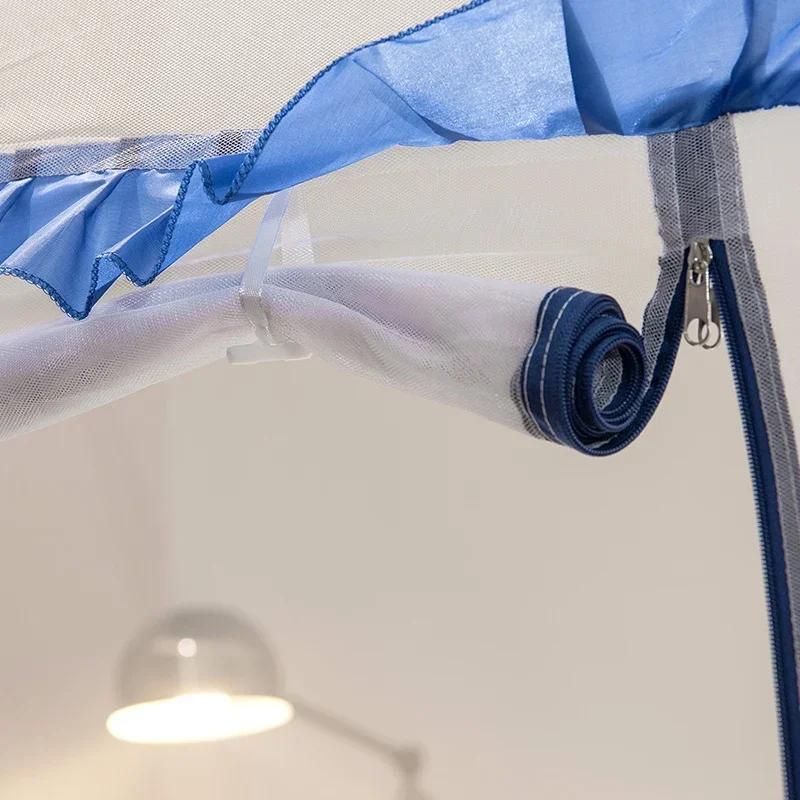 Комплект стоек для поддержки москитной сетки, общежитие для одного человека, кровать 1,5 метра, без установки, складная юрта, удобная для одного человека