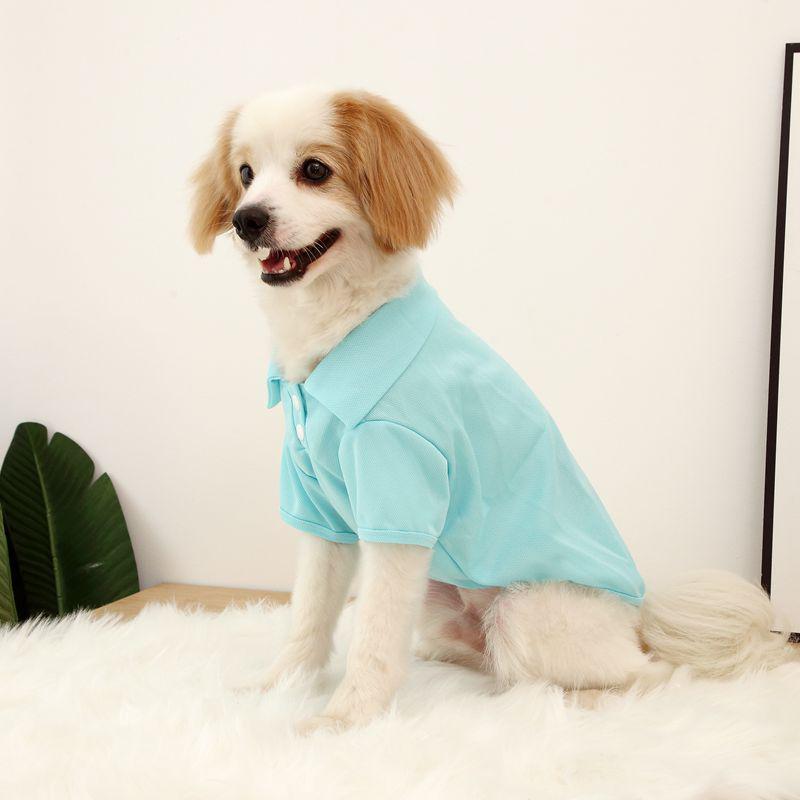 Дышащая Тонкая Жилетка-Поло для Собак - Идеально для Весны/Лета, Новая Коллекция для Золотистых и Плюшевых Питомцев