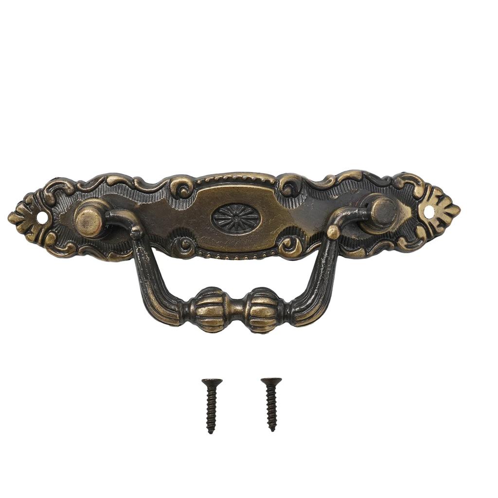 Ретро европейские дверные ручки, ручка для шкафа из цинкового сплава, антикварная мебель, ручки для ящиков шкафа, фурнитура для шкафов