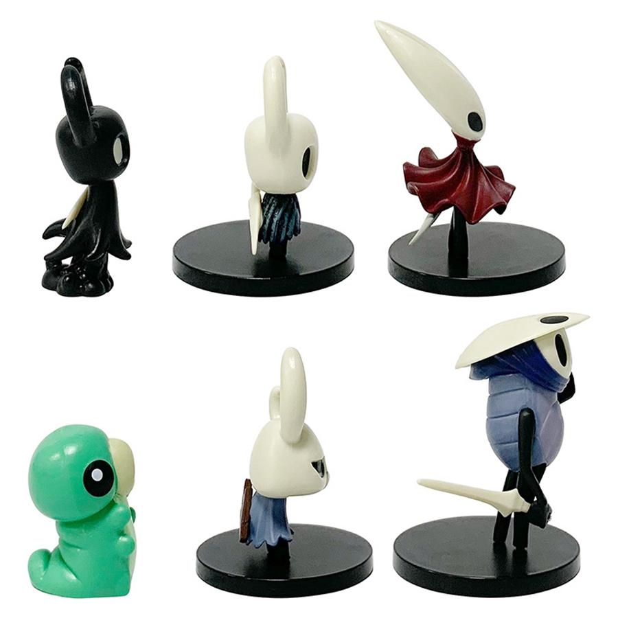 6 шт./комплект Игра Hollow Knight: Фигурка Silksong Кавайная Q-версия Маленький Рыцарь Аниме Фигурка Девочка-Оса Фигурка ПВХ Коллекционные Игрушки