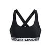 Dfo Буквенный Принт Средняя Поддержка Спортивный Бюстгальтер Женское Нижнее Белье Черный 1376437-001