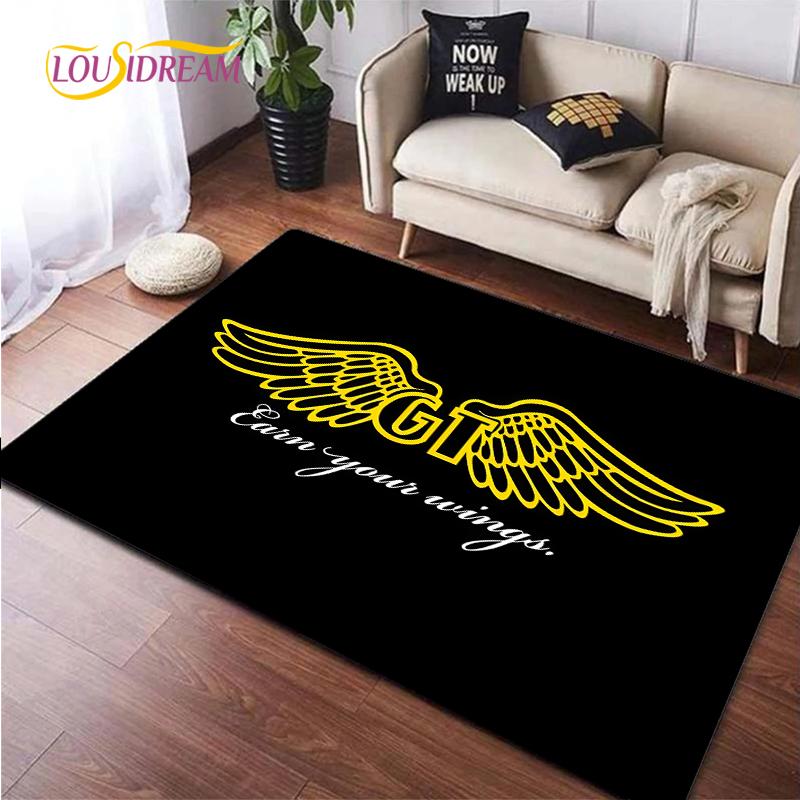Bicycle logo Carpet for Living Room Bedroom Rugs Kitchen Kids Door Unslip Floor Mat Birthday gift photography props Alfombra Rug
