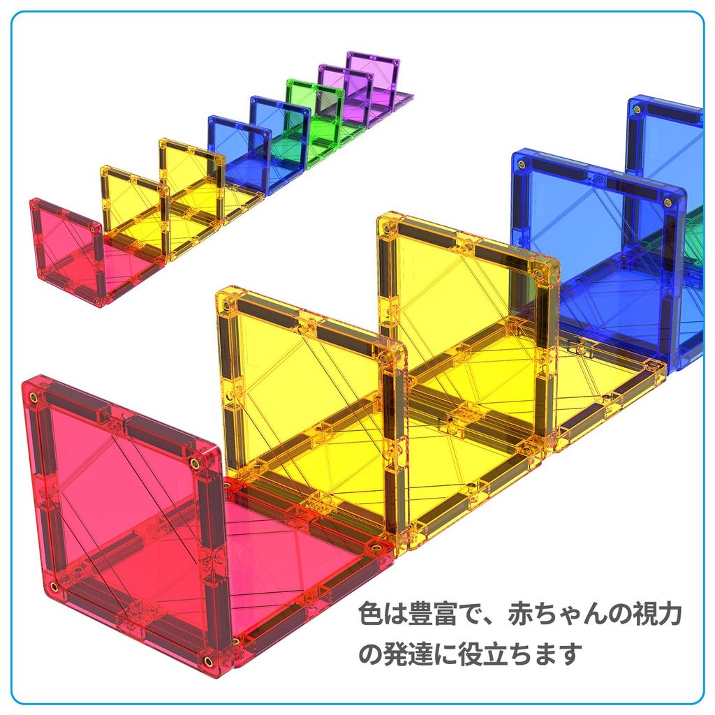 MAGBLOCK 100 шт. Магнитные блоки Магнитные игрушки Развивающие игрушки Популярные игрушки Игрушки для девочек и мальчиков День рождения Детский сад Рождественский подарок Детям