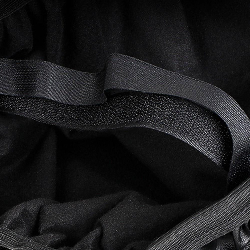 Black Motorcycle Seat Cover Non-slip Dustproof Seat Protector Waterproof Breathable Sunscreen Scooter Cushion