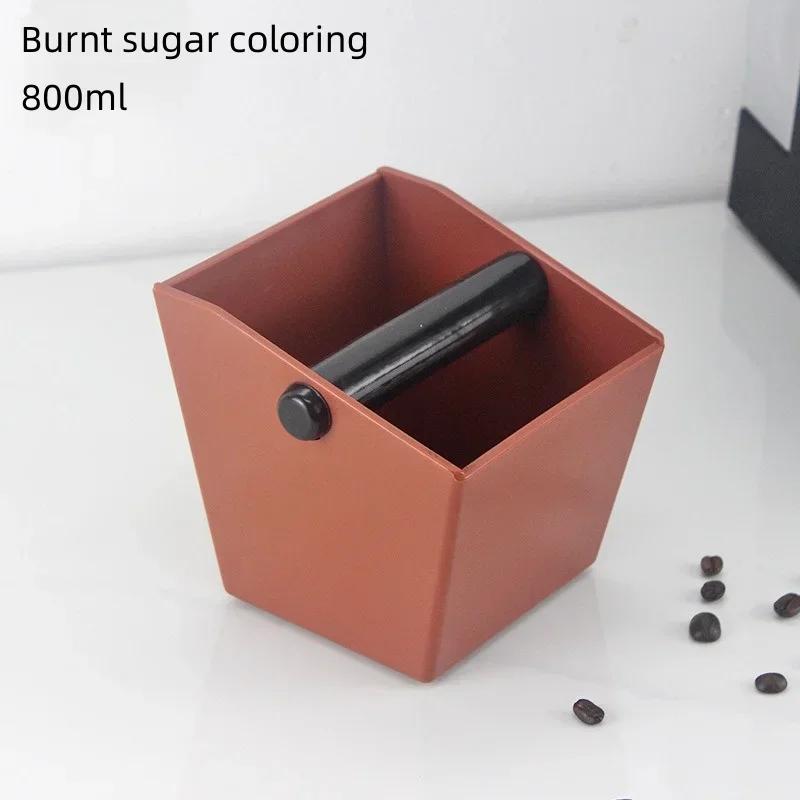 Кофейный ящик Knock Box Anti Slip Dump Мусорное ведро Espresso Cafe Grind Container Аксессуары для бариста Powder Beveled Kaffee Maker Инструменты