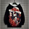 Autumn New Men's 3d Mexican Day Of The Dead Printed Hoodie For Men And Women Casual Fashion Men's Hoodie Street Men's Tops