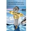 Universal 3/4inch Or 1/2inch Threaded Backwash Sediment Filter with Pressure Gauges for Whole Houses Water Systems