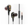 Original QKZ CK8 4D Copper Driver HiFi Wired Earphone Sport Headphone Bass Stereo Headset Music Earbuds 3.5MM In Ear with Mic
