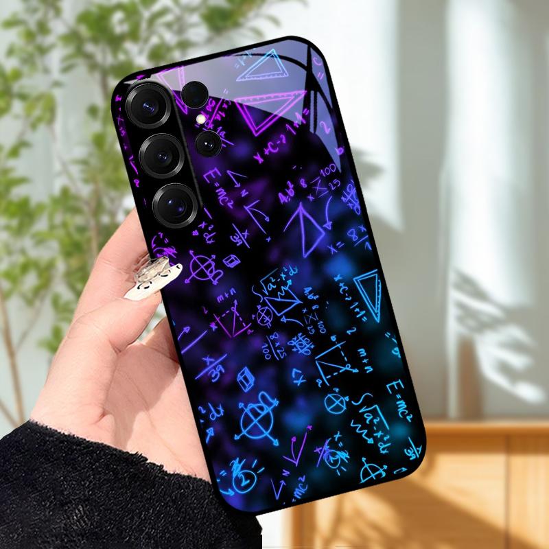 Для Samsung S25 Чехол Edge S 25 Plus / S25+ Закаленное Стекло Чехол для Телефона Для Samsung Galaxy S25 Ultra Жесткое Стекло Защитный Fundas