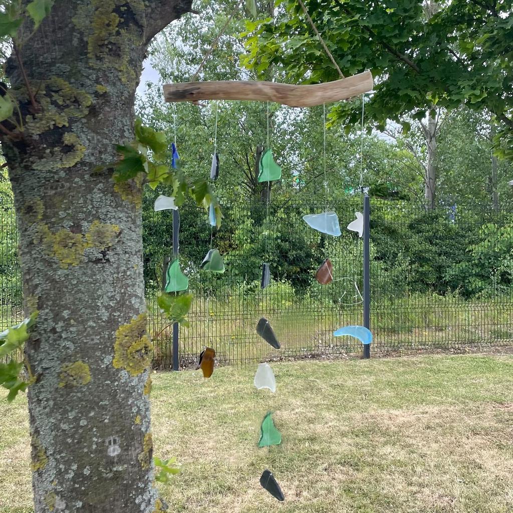 Wind Chimes Five Strings Multicolor Hanging
