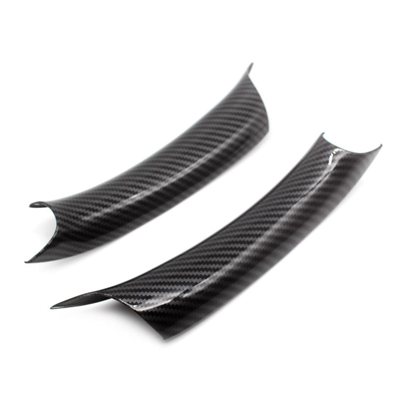 Для BMW X5 X6 E70 E71 F15 F16 автомобильная внутренняя дверная ручка защитная крышка текстура из углеродного волокна