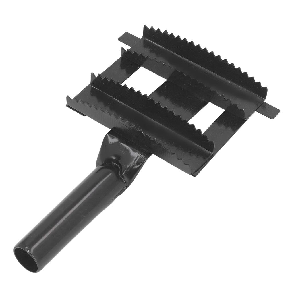 Livestock Shedding Comb Itch Relief Metal Cow Hair Brush Grooming Tools with Soft Hand Grip for