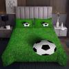 Семейное постельное белье Deluxe, односпальная кровать, двуспальная кровать, полноразмерная наволочка с 3D футбольным принтом и пододеяльник, 2/3 комплекта семейного постельного белья для спальни