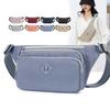 Ladies New Waist Bag Outdoor Leisure Sports Chest Bag Fashionable and Simple Portable Mobile Phone Bag