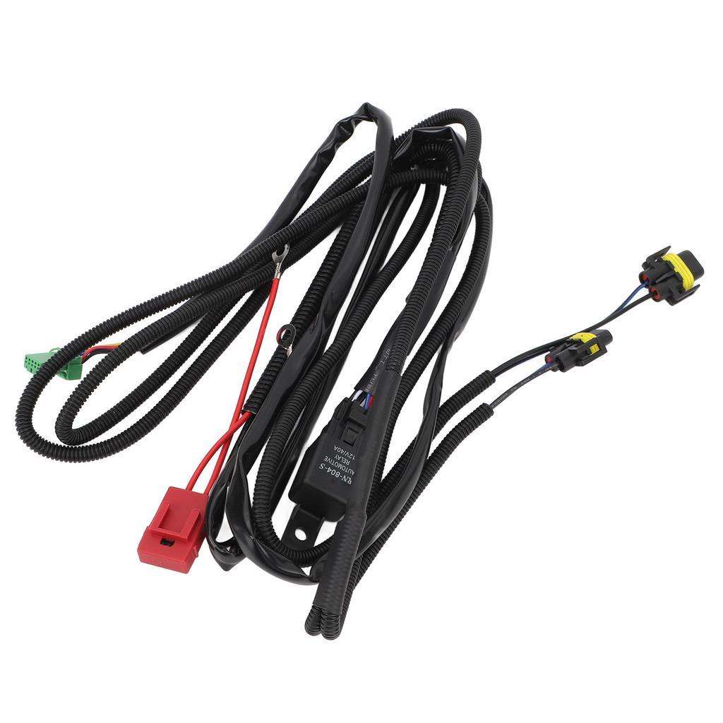 DC12V H11 LED Fog Light Relay Wiring Harness Indicator On Off Switch with 40A Relay for Qashqai J10 X‑Trail T31 Navara