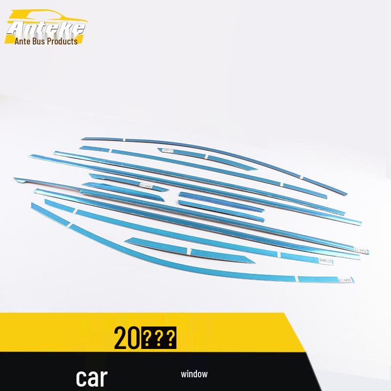 Yixuan Накладка на окно и кузов из нержавеющей стали, устойчивая к царапинам, декоративная полоса - Подходит для 20 моделей