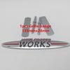 1pcs 3D metal for JOHN COOPER WORKS car front grille emblem side fender rear trunk sticker grill badge decal styling accessories