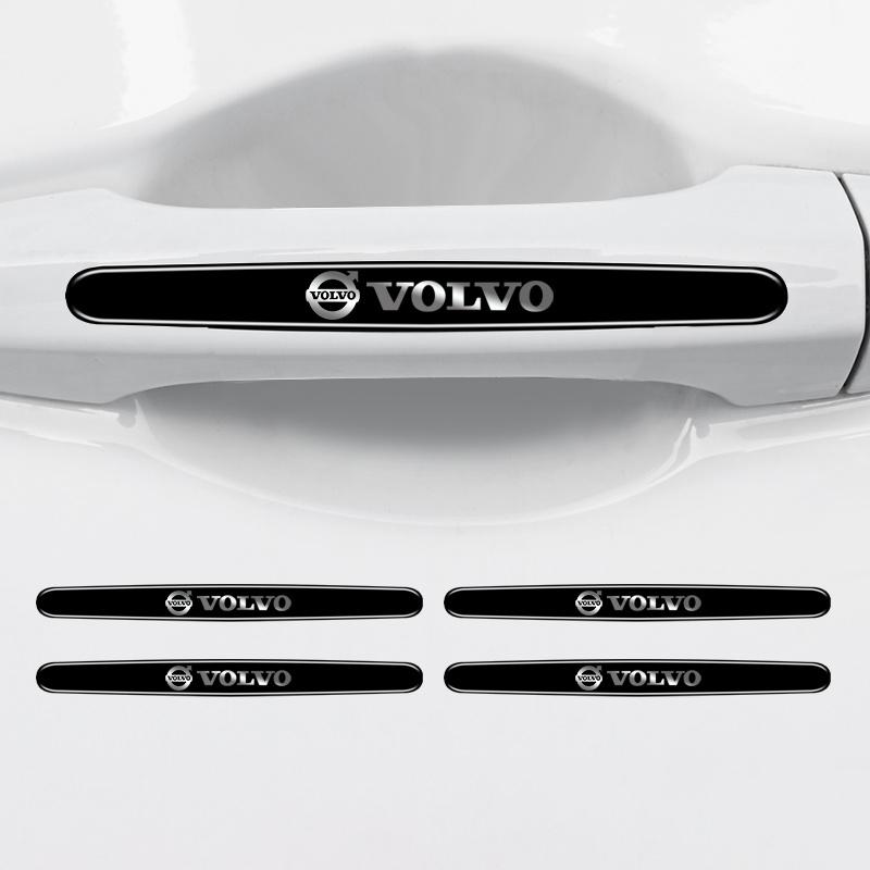 qsvmh6 8PCS Car Door Handle Decoration Stickers Wiper Decal Auto Accessory For Volvo RDESIGN XC60 XC90 S60 S80 S60L V40 V60 AWD V90 V70