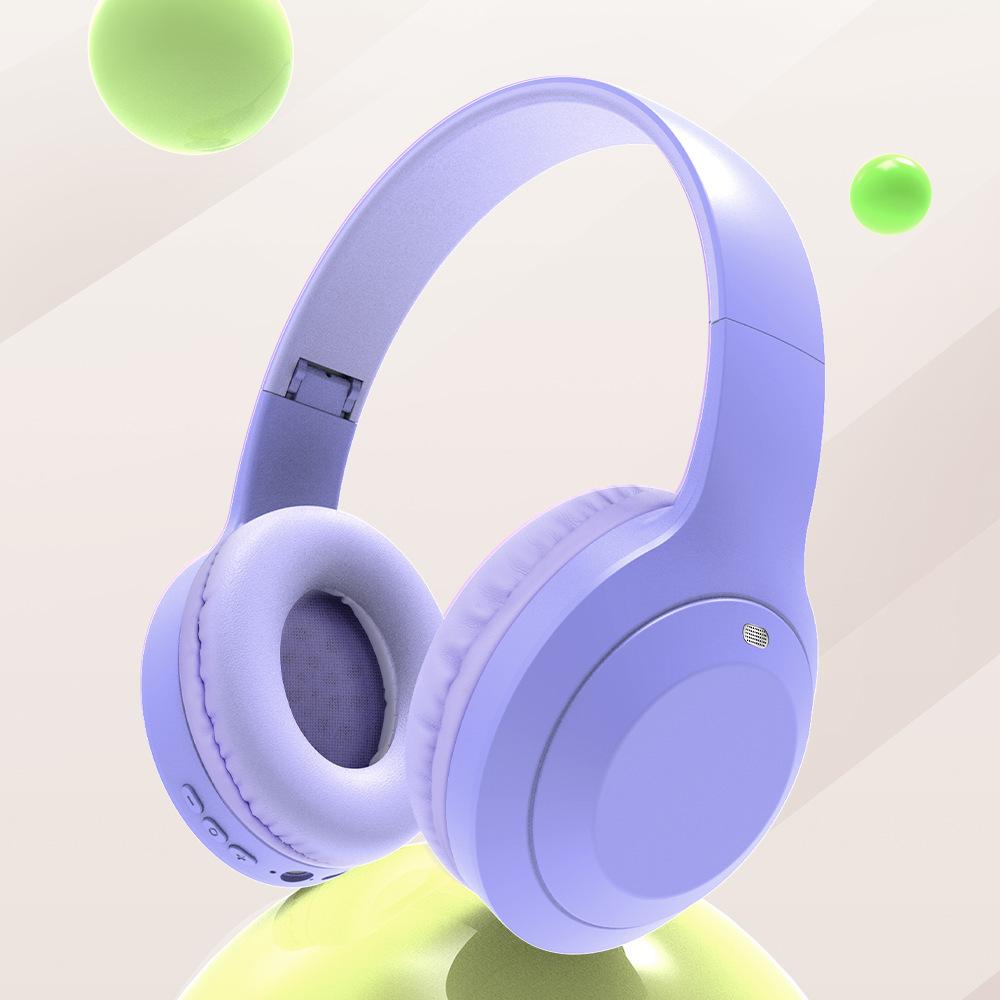 Over Ear HIFI Stereo Headsets Wireless Bluetooth Headphones Sports Gaming Earphones with HD Mic Support TF/AUX Noise Reduction