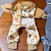 Dog anti-dirty clothes go out dust pants four-legged puppy teddy than bear small dog walking dog outdoor dog dust
