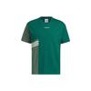 Adidas Originals Graphic Short Sleeve Tee With Trefoil And 3-Stripes Block Unisex Tops Forest-Green IU4807