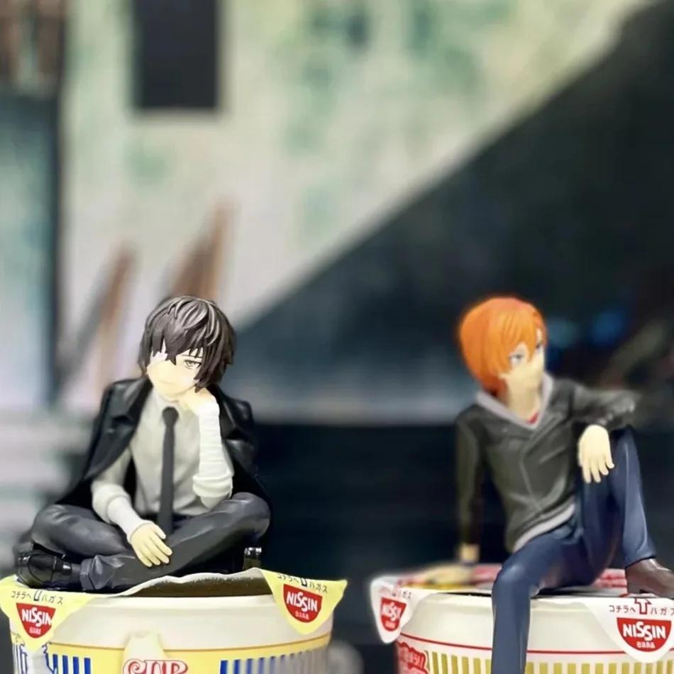 Bungo Stray Dogs Дазай Осаму и Накахара Чуя Аниме Фигурка Экшн-модели Коллекция Подарок на День Рождения Японская Периферия