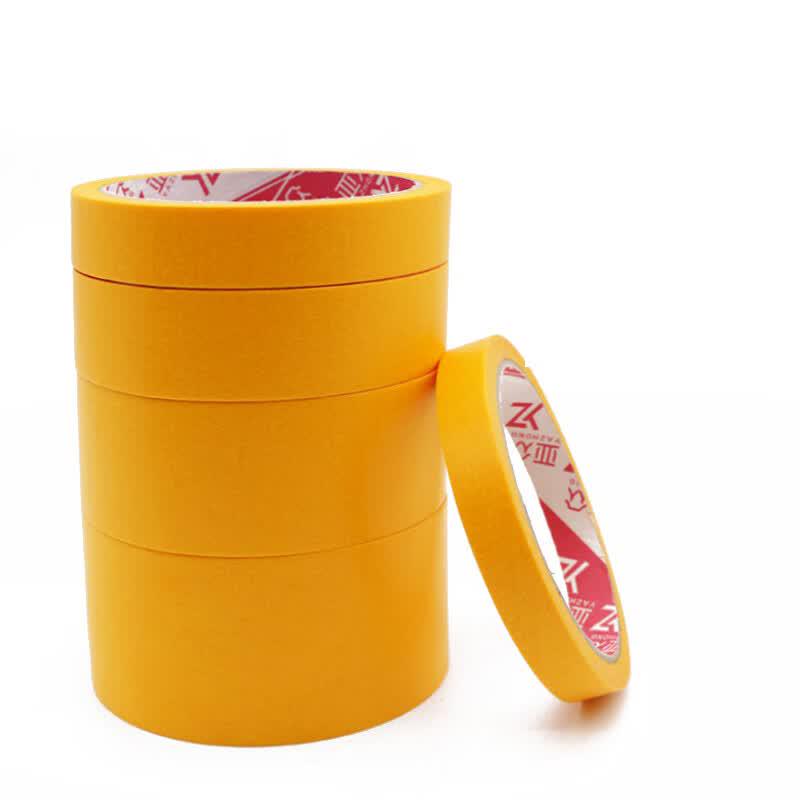 Желтая высокотемпературная маскировочная лента Washi Yazhong