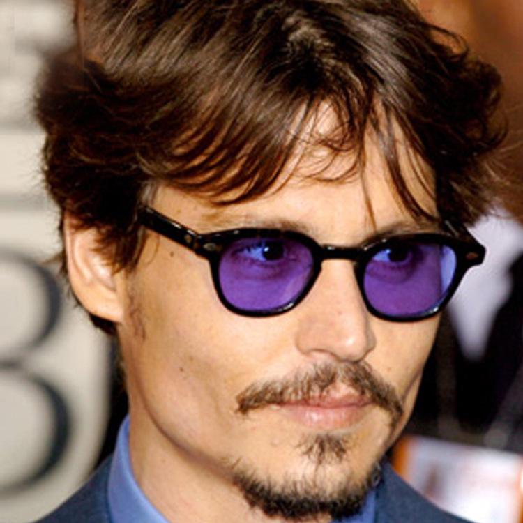 New Ocean Rivet Round Sunglasses – Celebrity-Style European American Retro Shades