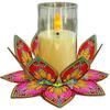 Mandala Acrylic DIY Candlestick Diamond Art Painting Kit Without Candles Table Centerpiece for Adults Home Party Decor