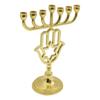 Modern 7Branch Candle Holder Hanukkah Menorah Candlestick Table Centerpiece Multifunctional Home Accent Ornaments