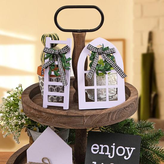 1 комплект декоративных подносов в фермерском стиле, изысканные украшения для столешницы в деревенском стиле