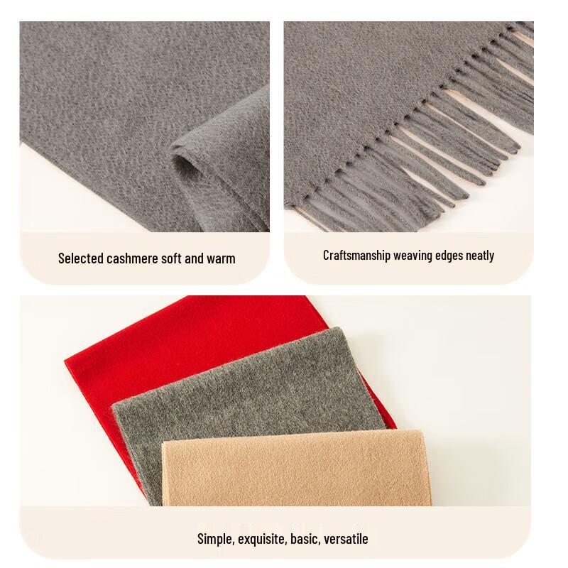 Hengyuanxiang Unisex Cashmere Scarf