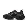 Li Ning Classic Fashion Versatile Retro Comfortable Non-Slip Wear-Resistant Breathable Low-Top Casual Shoes Men Sneaker Black AGCV127-2