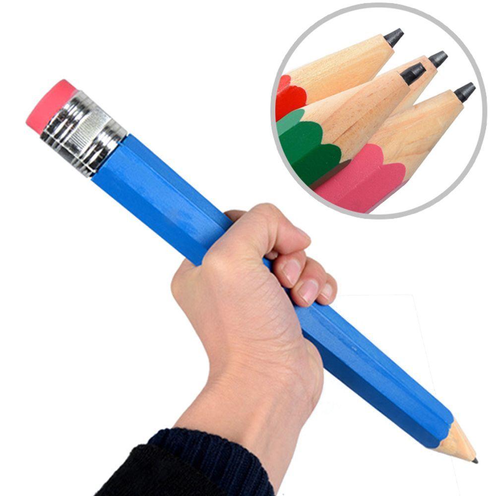 Performance Prop Graphite Lead Children Gift School Supply Wooden Pencil Stationery Giant